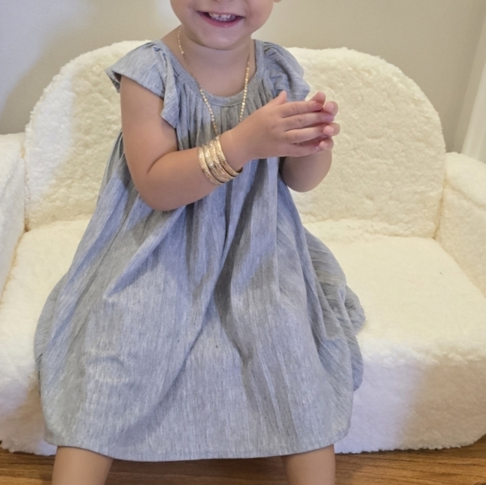 GAP Kids Casual Dress - Light Gray